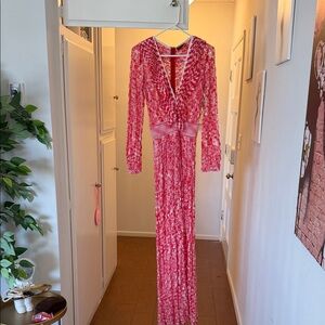 Missoni Red and White Jumpsuit